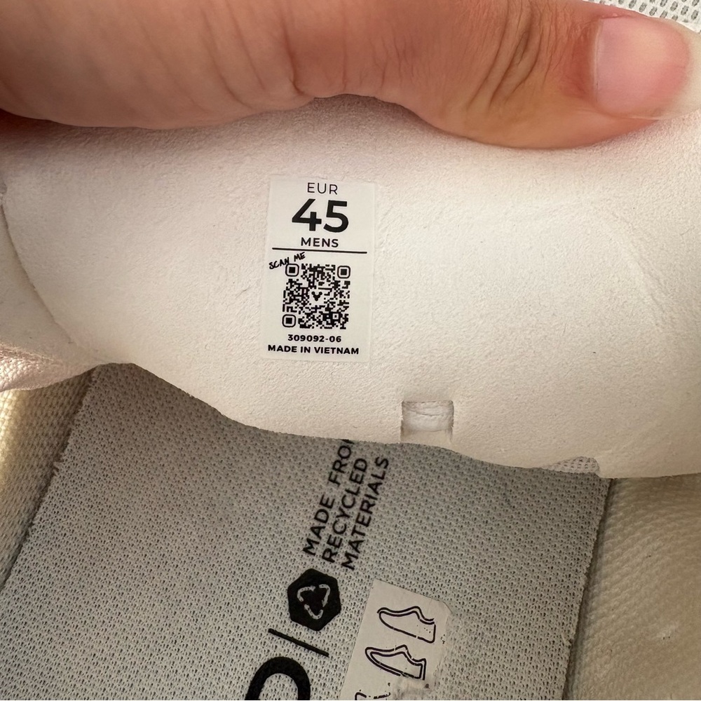 Vivobarefoot Men's Primus Lite III size EU 45 US 12  white - Picture 14 of 15